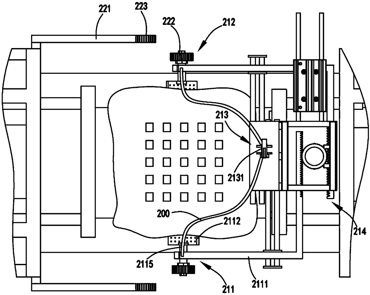 Automatic demolding and trimming PP plastic part forming equipment and process