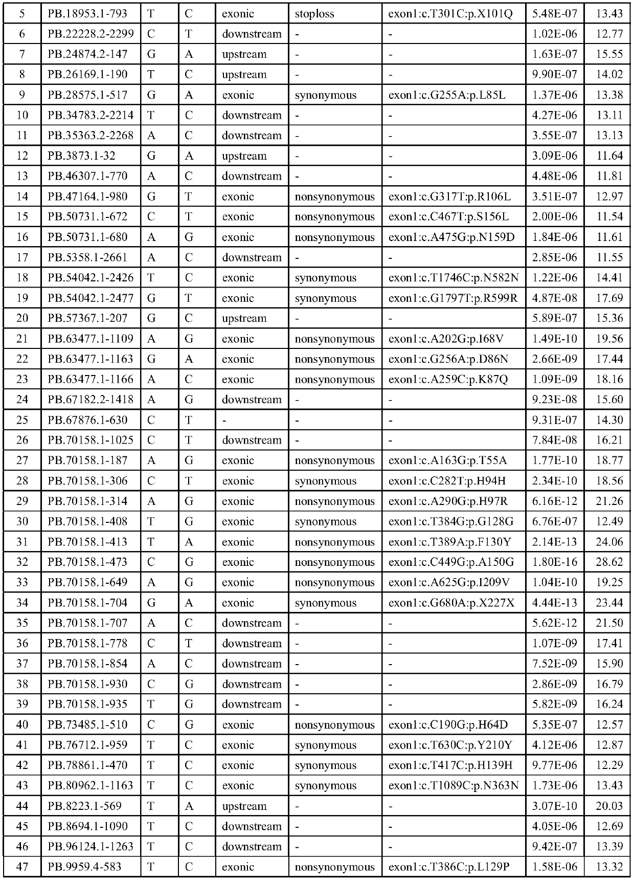 SNP molecular markers related to content of linolenic acid in camellia seed kernel oil and application of SNP molecular marker