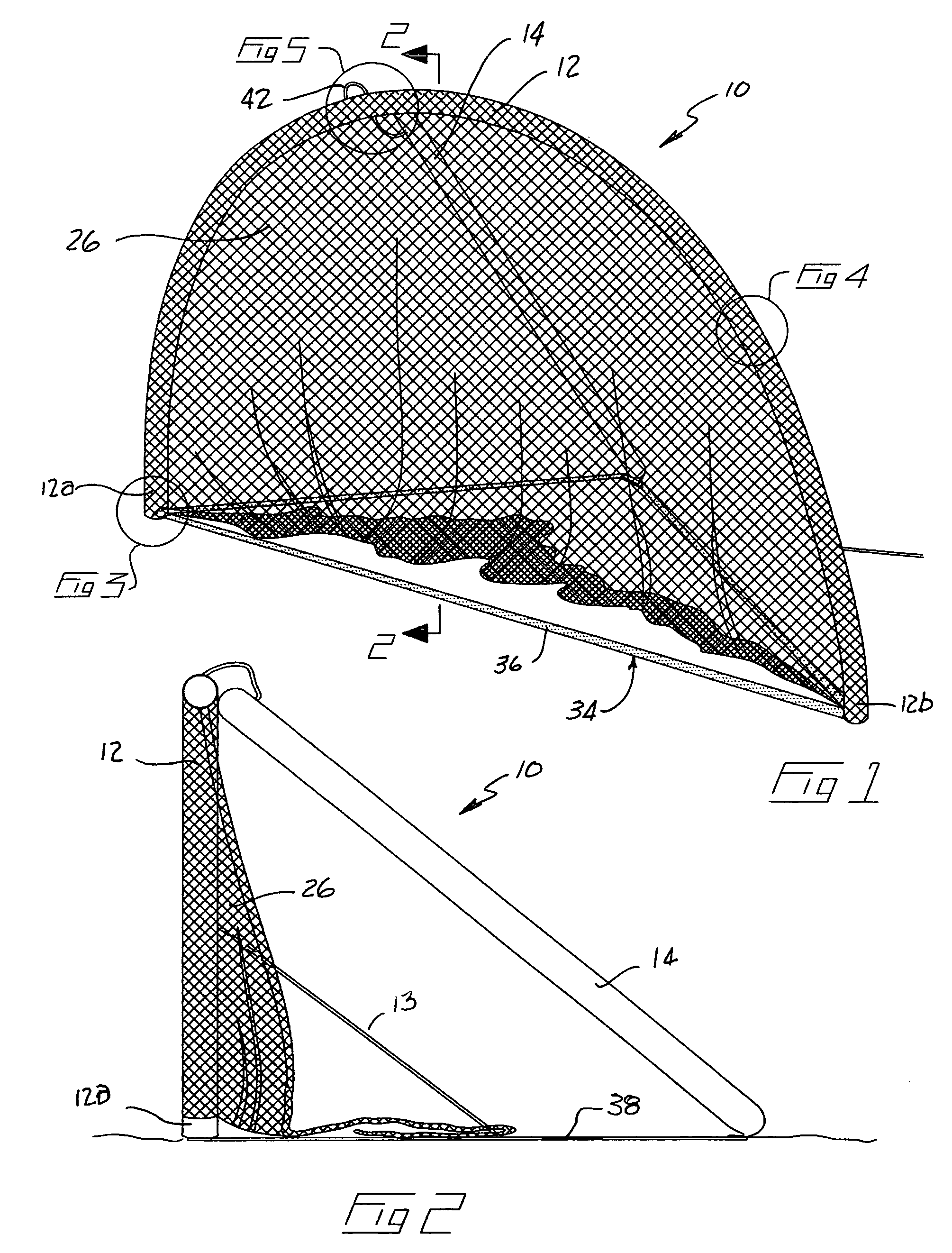 Inflatable sport ball arresting structure