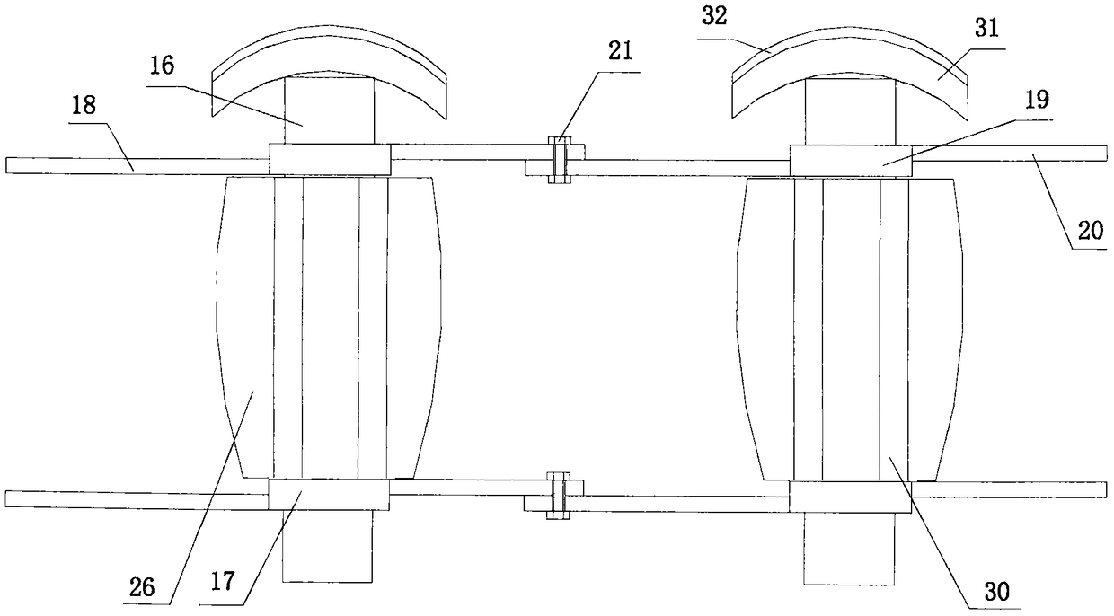 Viaduct partition and water drainage combined device and use method