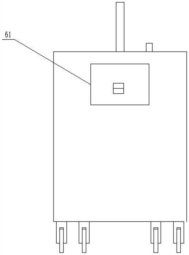 Nursing disinfection device for oncology department