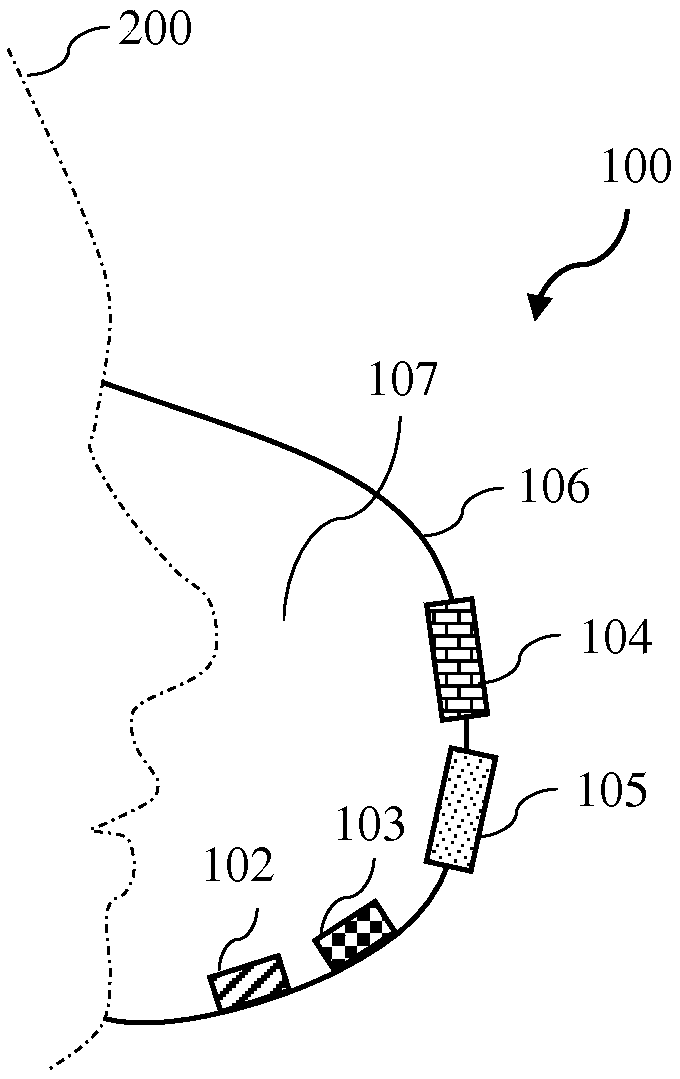 Breathing mask with increased user comfort