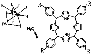 5, 10, 15, 20-tetra(N-hydrocarbyl-4-pyridinium)porphyrin lead iodate and preparing method thereof