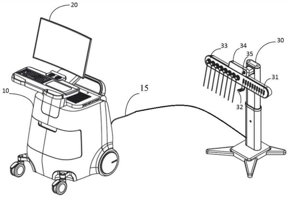 Device and system for treating infertility and methods for regulating body fluids and regulating nerves and meridians