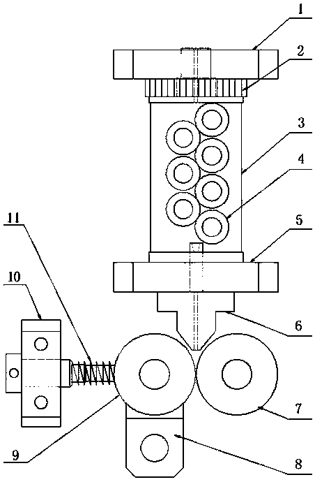 A wire straightening machine