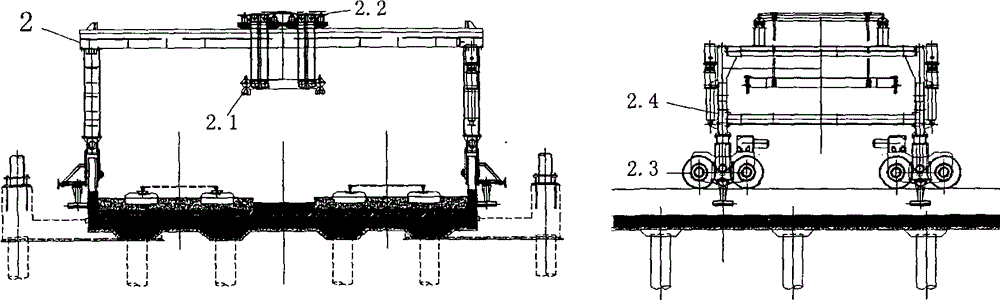 Process for high speed railway ballastless track construction