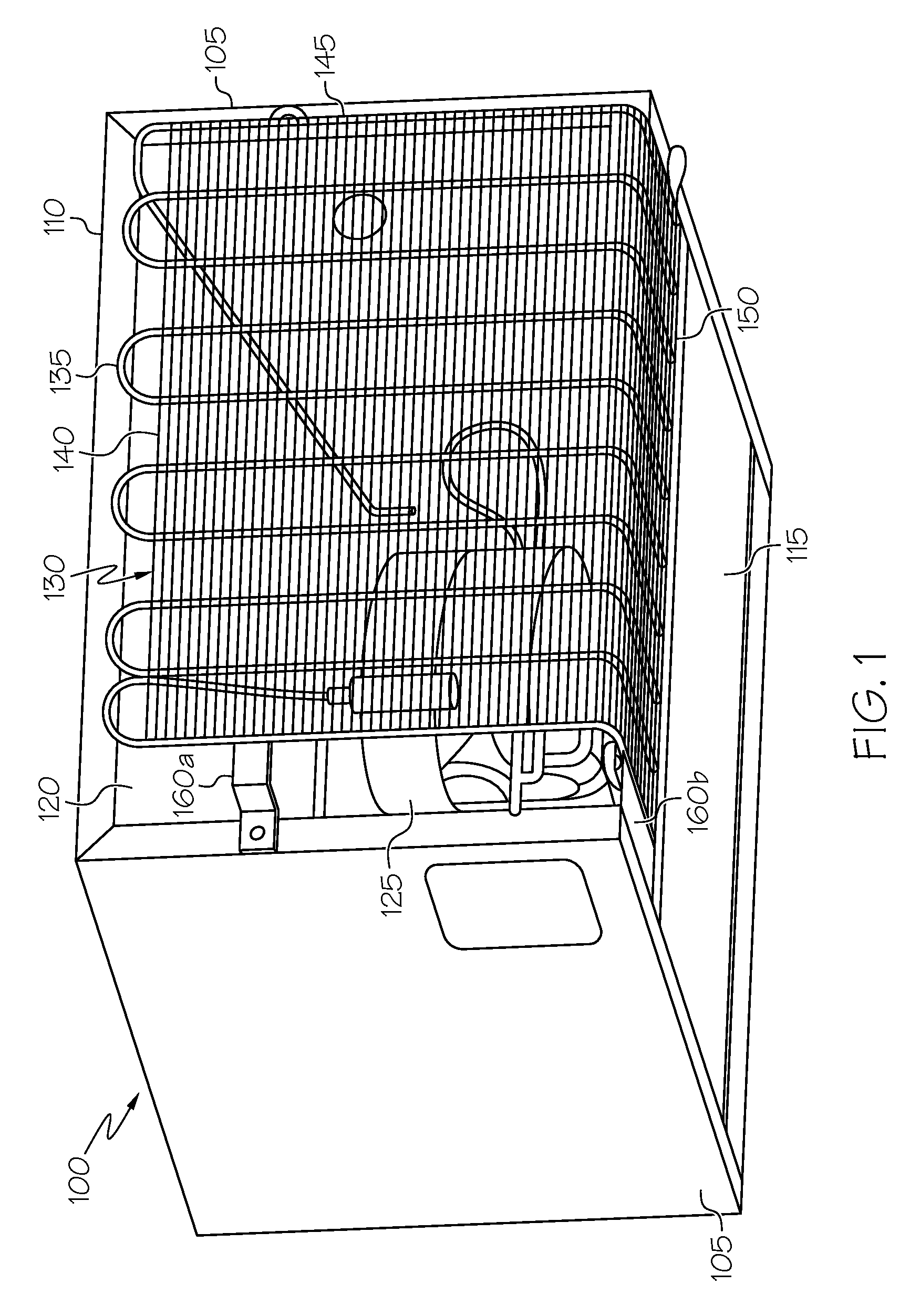 Cooling apparatus condenser, and a cooling apparatus including the same