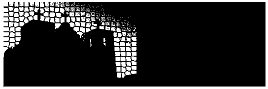 Color image super-pixel segmentation method based on similarity between pixels