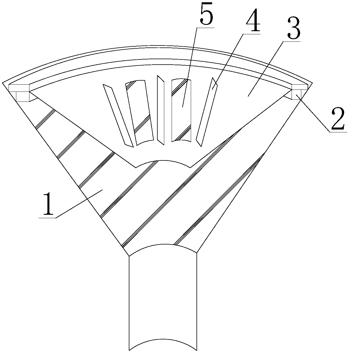 Mixing funnel for oil solid control