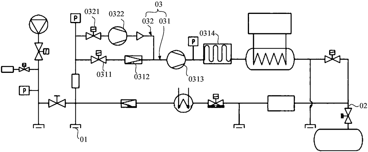 Insulating gas treatment device and control method thereof