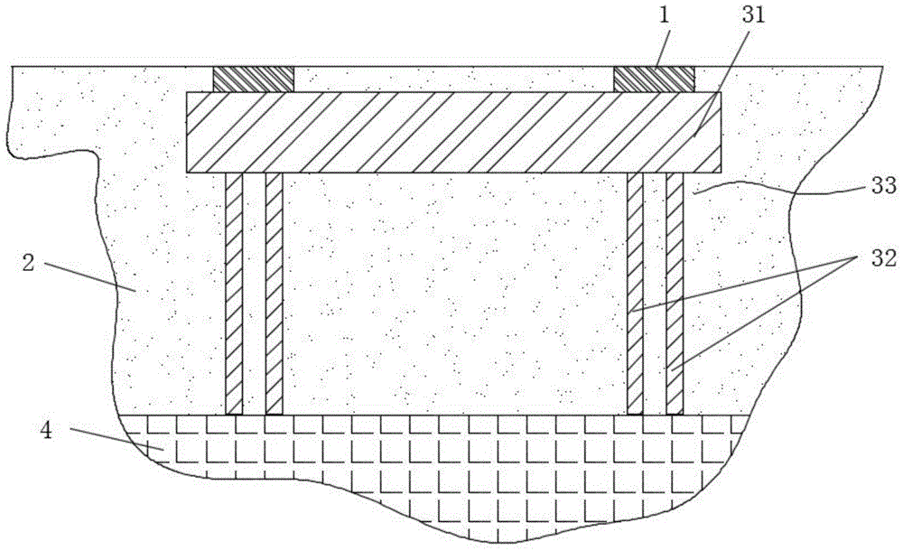 Anti-seismic and inclination prevention construction method and structure of building pile foundation of soft soil foundation of coastal area