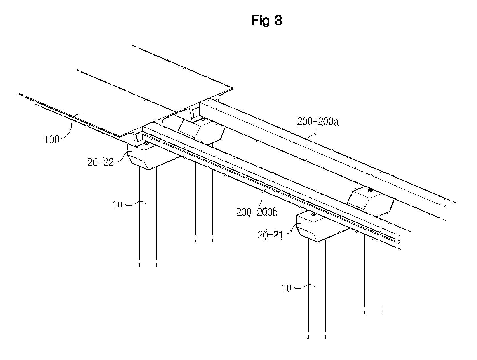 Construction method for girder in bridge, crane for pulling up girder, vehicle for carring girder, and girder used for the same