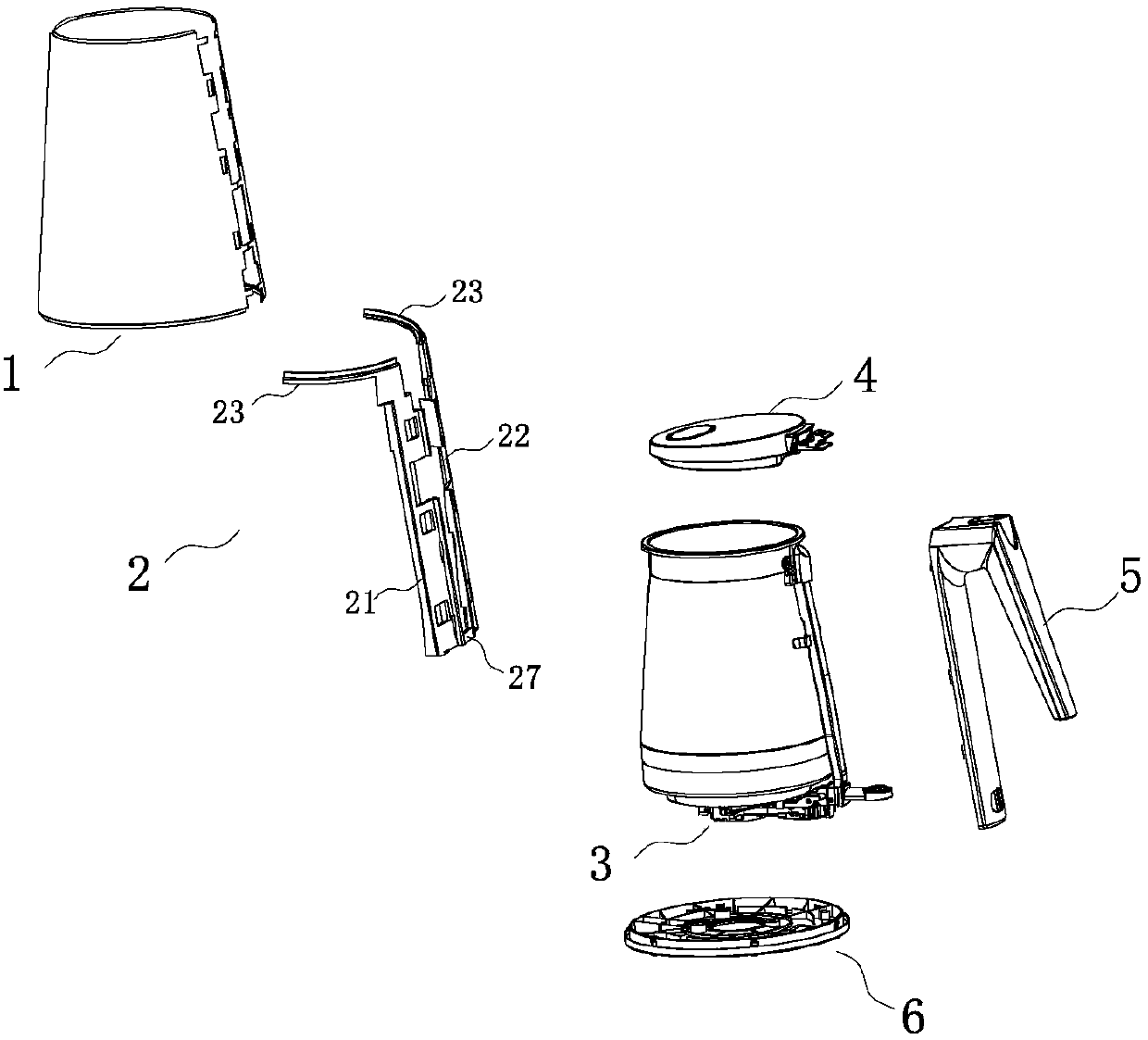 a pot structure