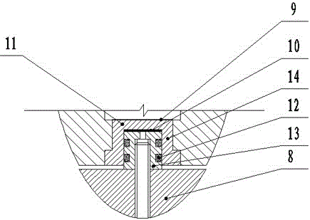 A ground pressure sensor based on three-dimensional space monitoring