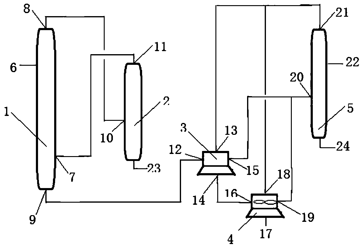 Device and method for extracting acenaphthene and acenaphthylene in LCO bicyclic aromatic hydrocarbon