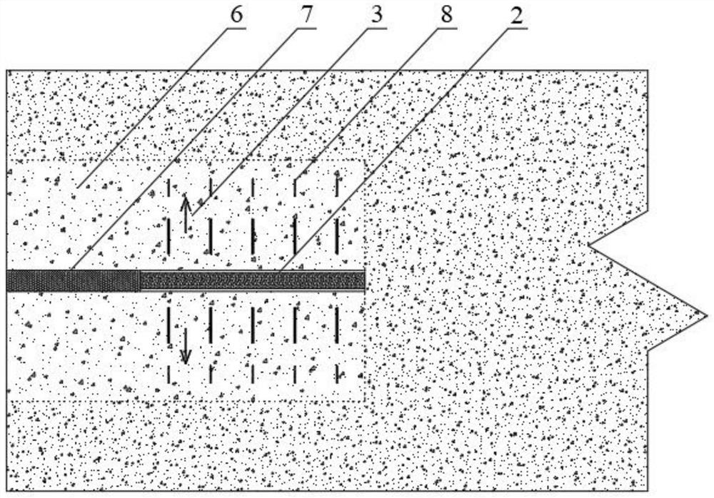 Method for assisting carbon dioxide directional blasting through ultrasonic excitation