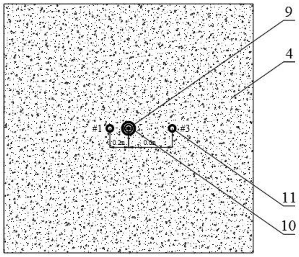 Method for assisting carbon dioxide directional blasting through ultrasonic excitation