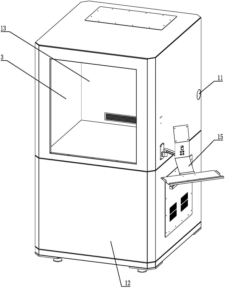 Constant-temperature constant-humidity box for electrostatic spinning and method for realizing constant temperature and constant humidity