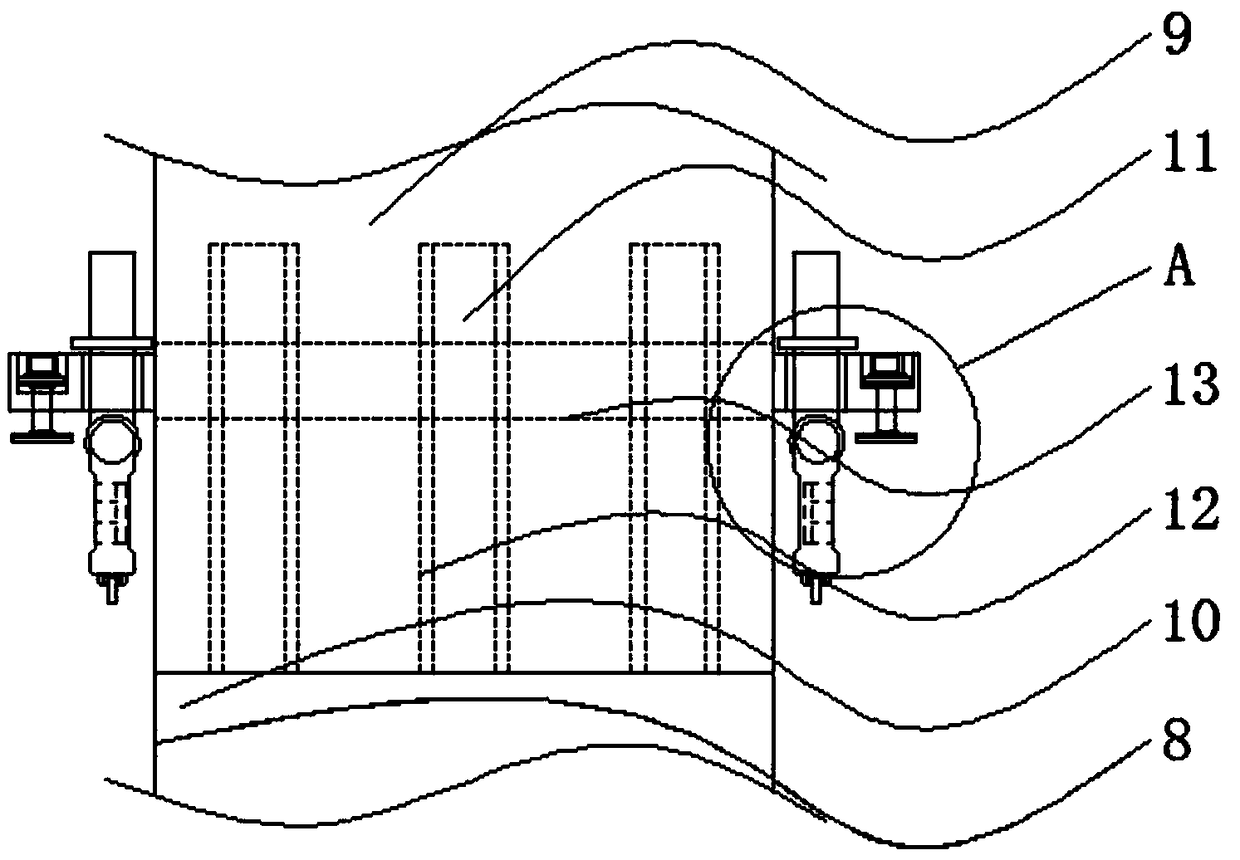 Building supporting frame structure