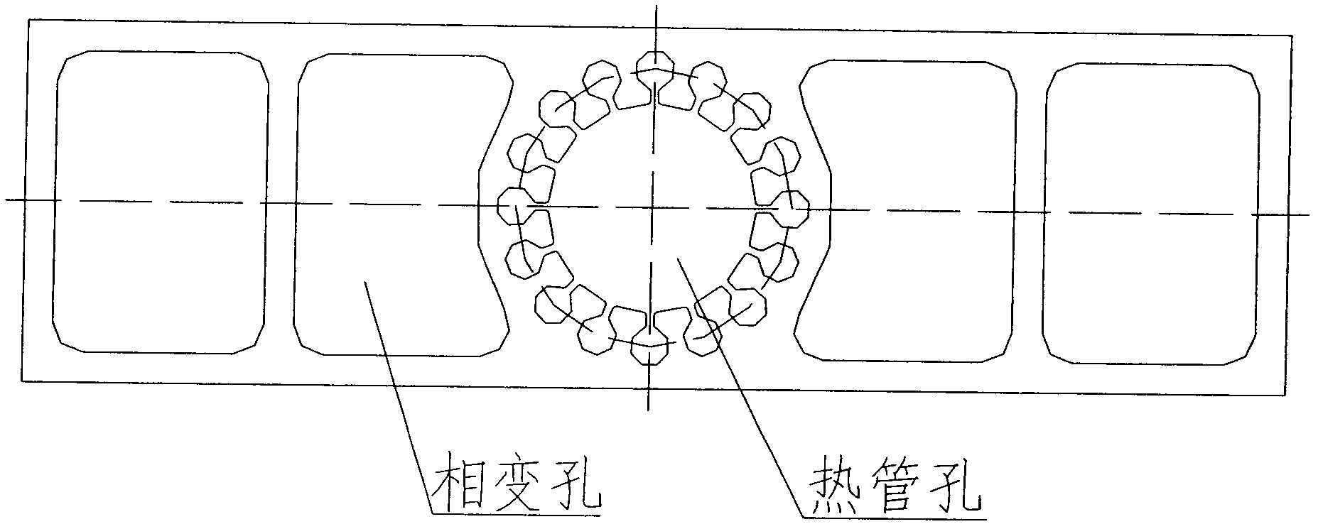 Phase change heat pipe for satellite payload and instrument board