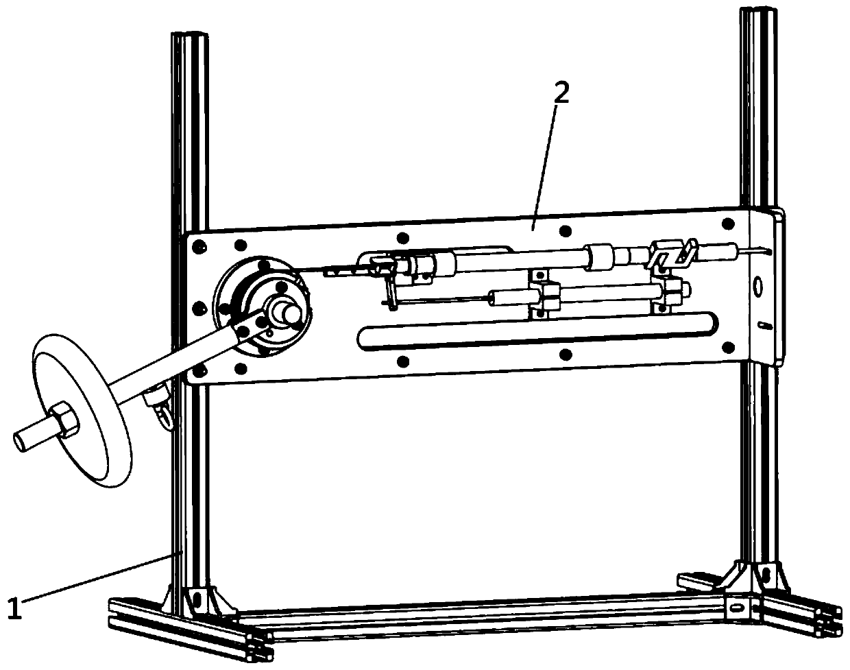 Pneumatic-muscle-driving exoskeleton joint experiment platform