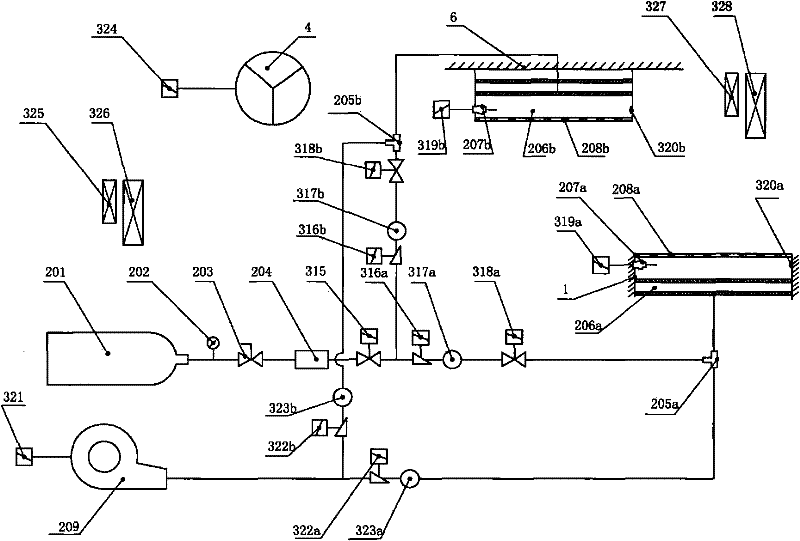 Real fire drilling system for emergency rescue