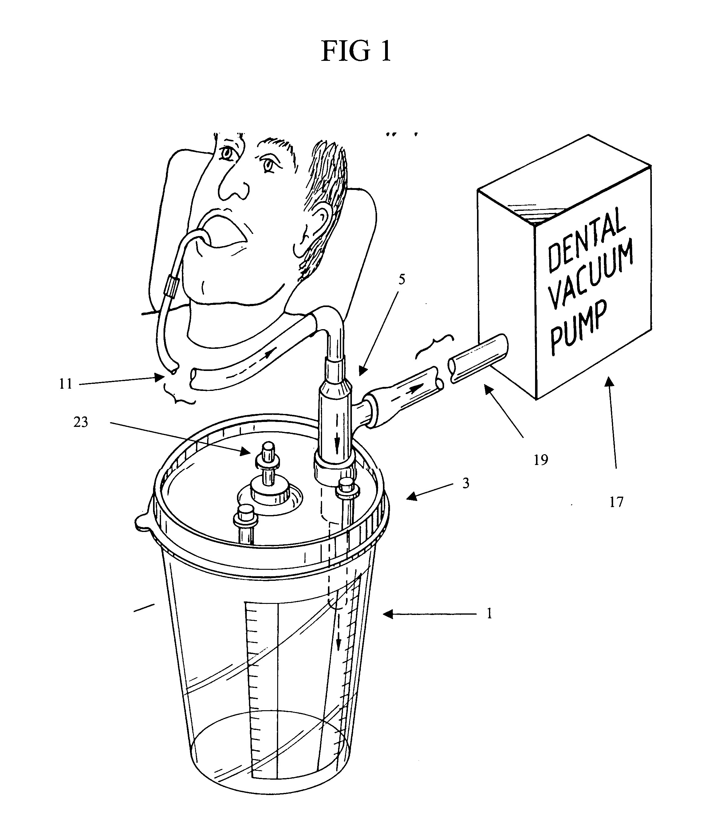 Chair side apparatus for the collection of dental wastewater