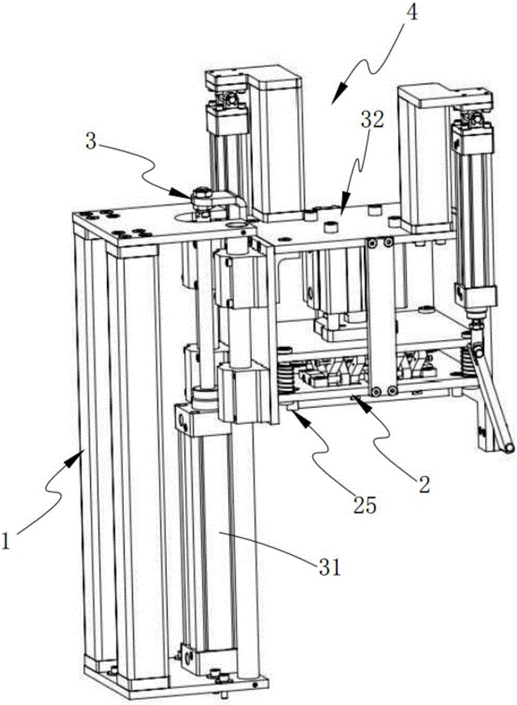 Automatic arranging and clamping equipment for battery pole groups and cast welding auxiliary device of using automatic arranging and clamping equipment