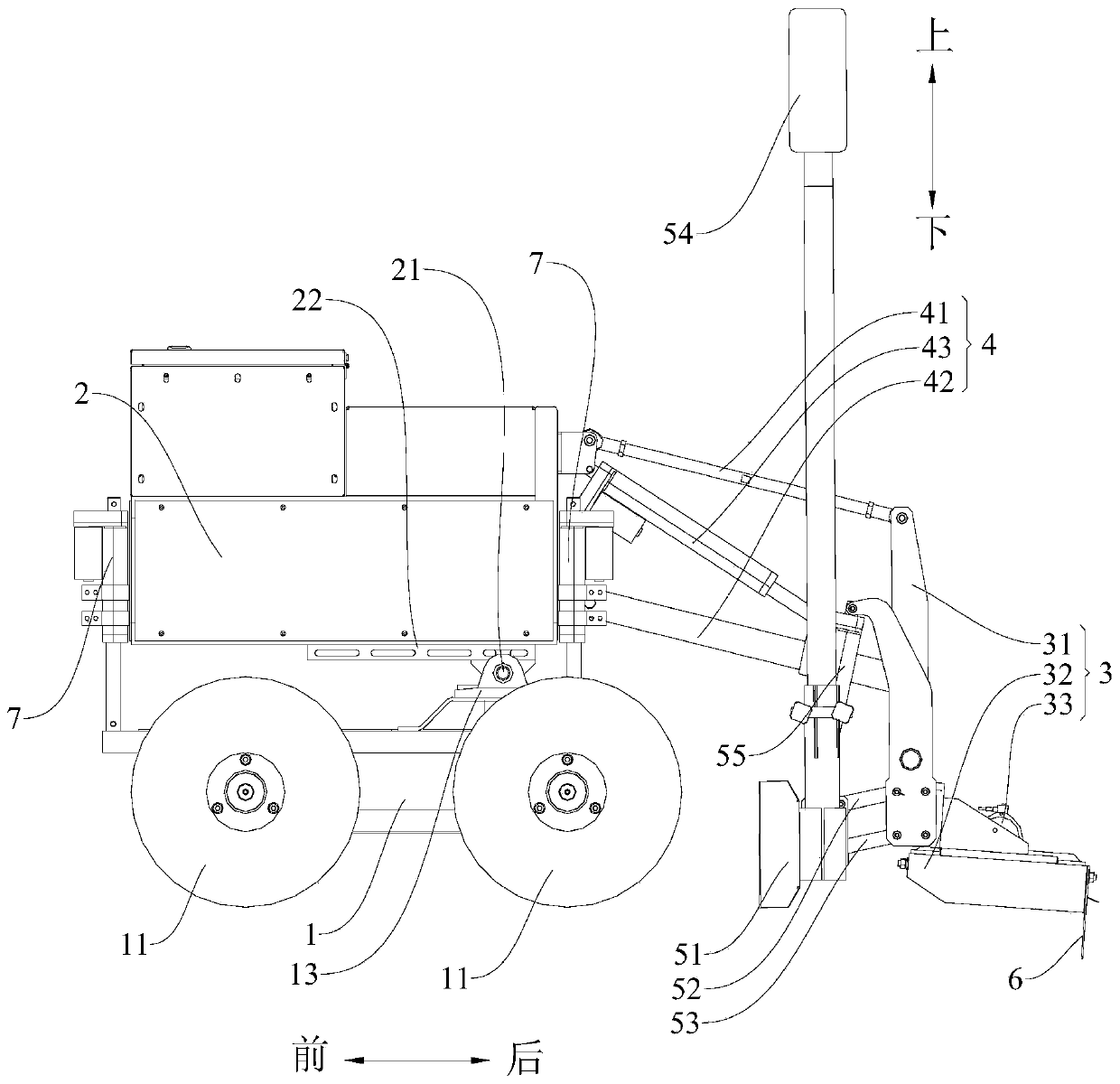 Leveling robot