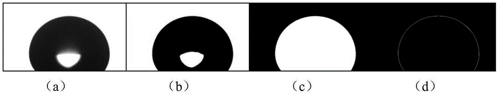 Liquid drop diameter distribution measurement method based on hydrophobic material