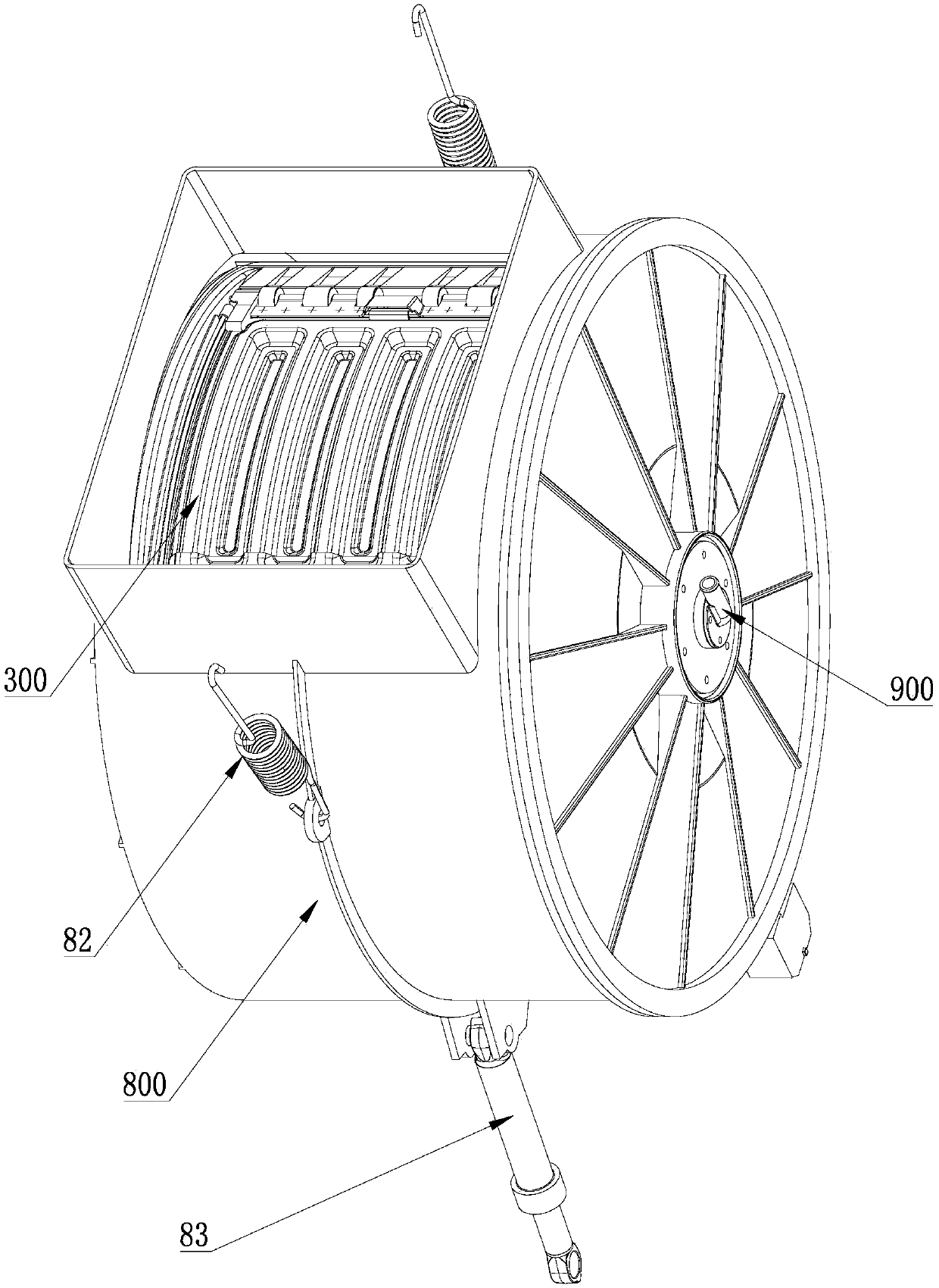 Roller washing machine