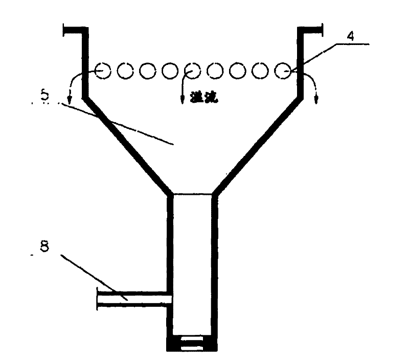 Initial rainwater discarding device