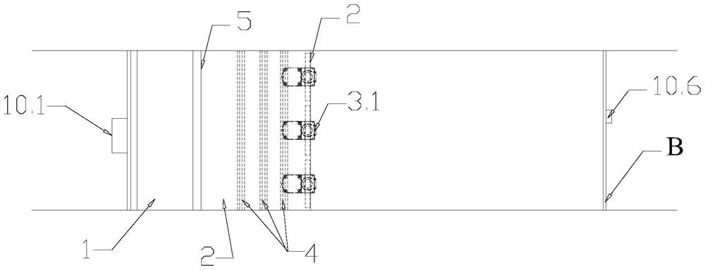 Multifunctional intelligent regulation and control flexible dam body suitable for mountainous city rivers