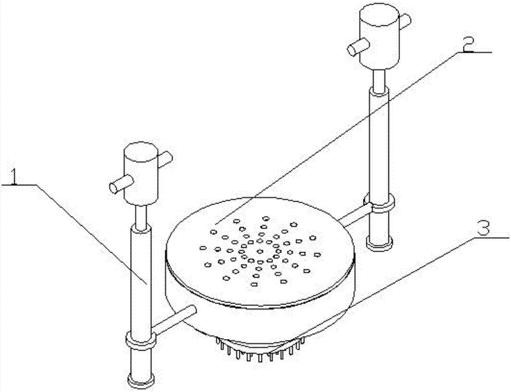 Sweeping disc structure of sweeper capable of changing inclined angles according to different road conditions