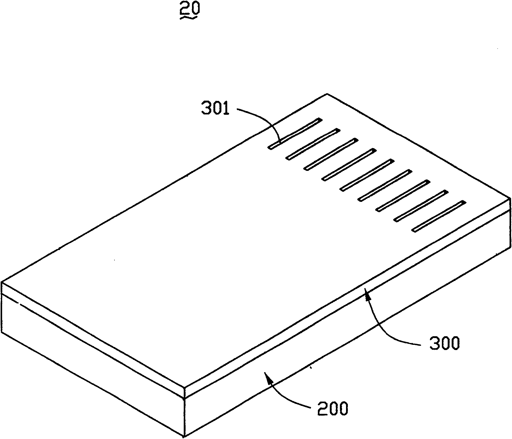 Heat pipe and radiating model group