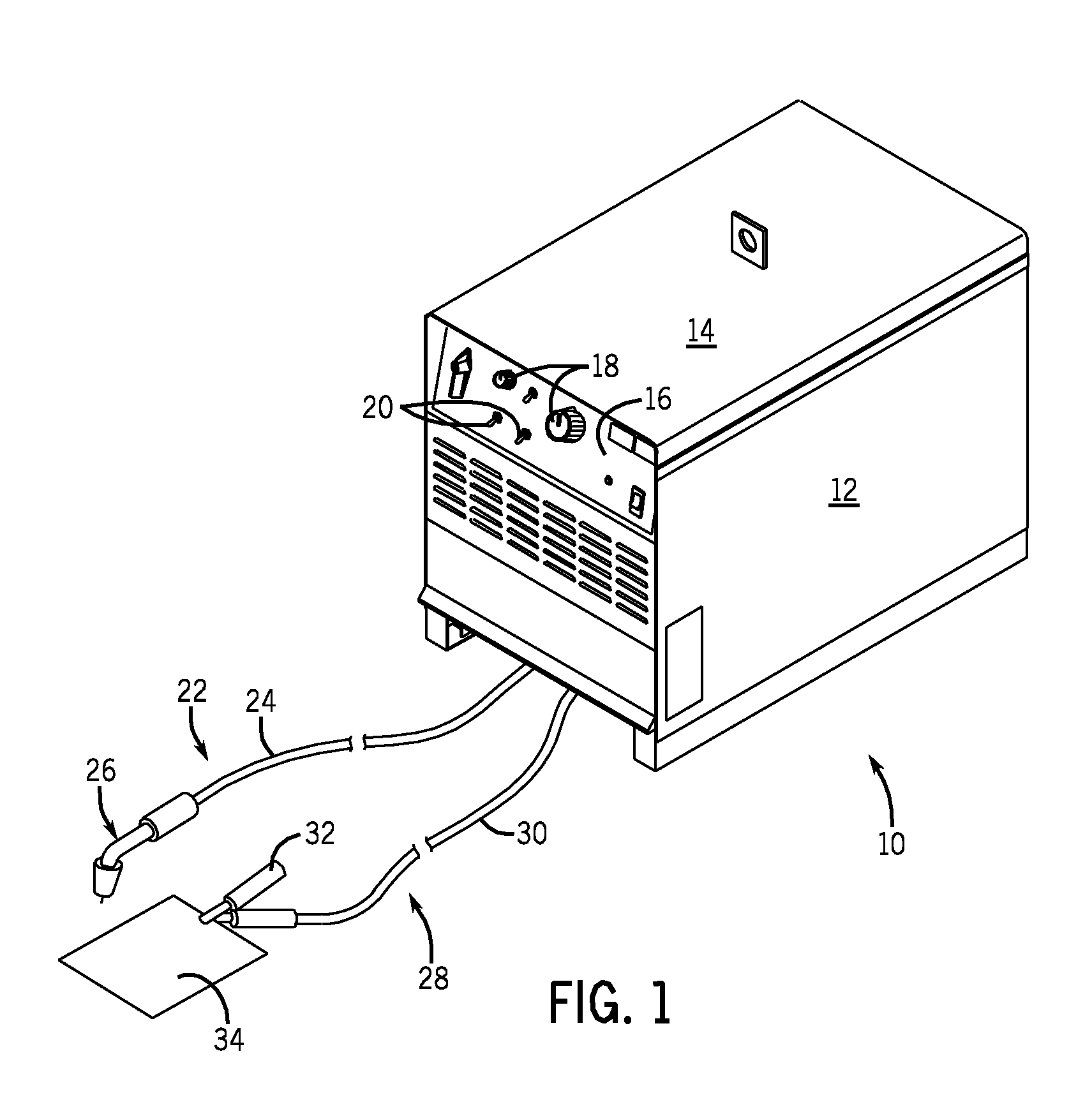 Welding system having an auxiliary charger