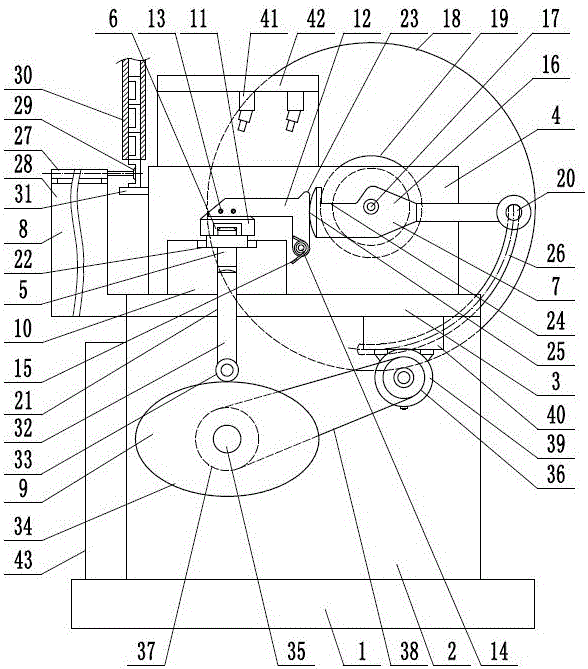 Pressing machining device