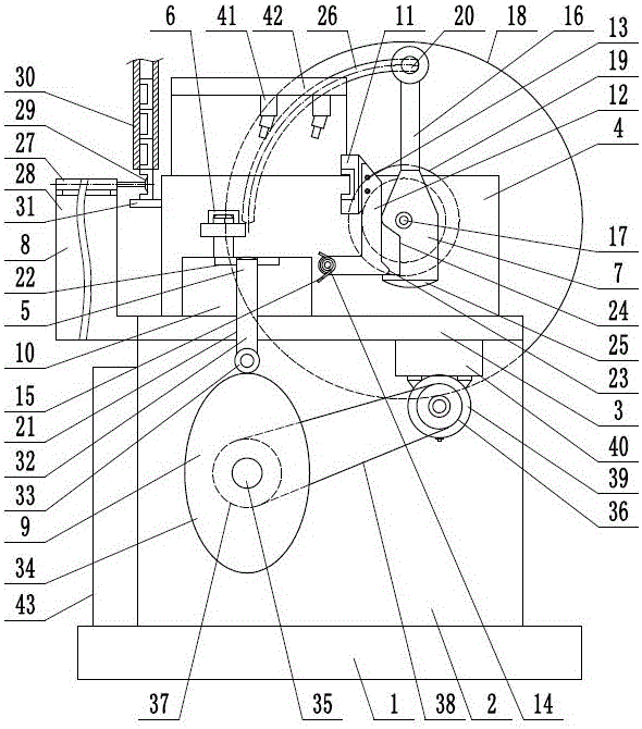 Pressing machining device