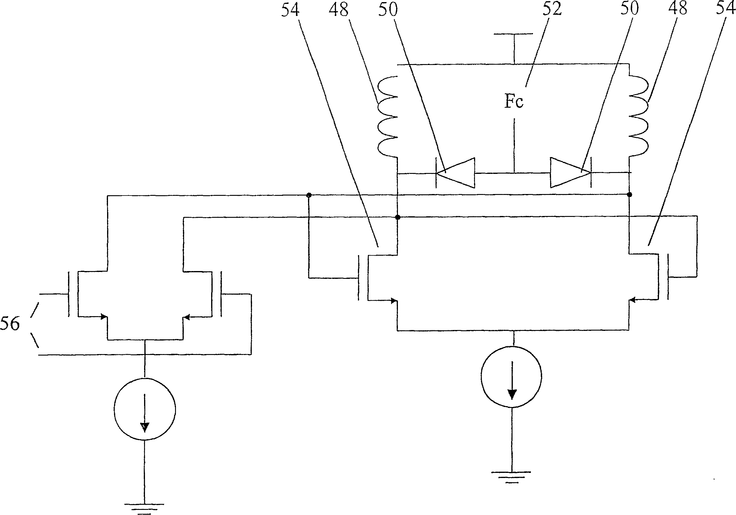 Method and device for injection locking of voltage controlled oscillators using direct digital tuning