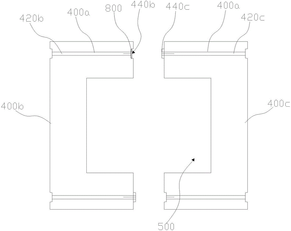 Prefabricated assembly type foundation structure and construction method thereof