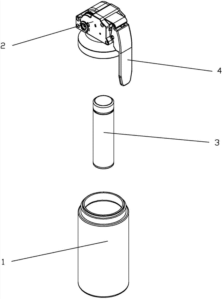 A mechanical timing throwing bomb