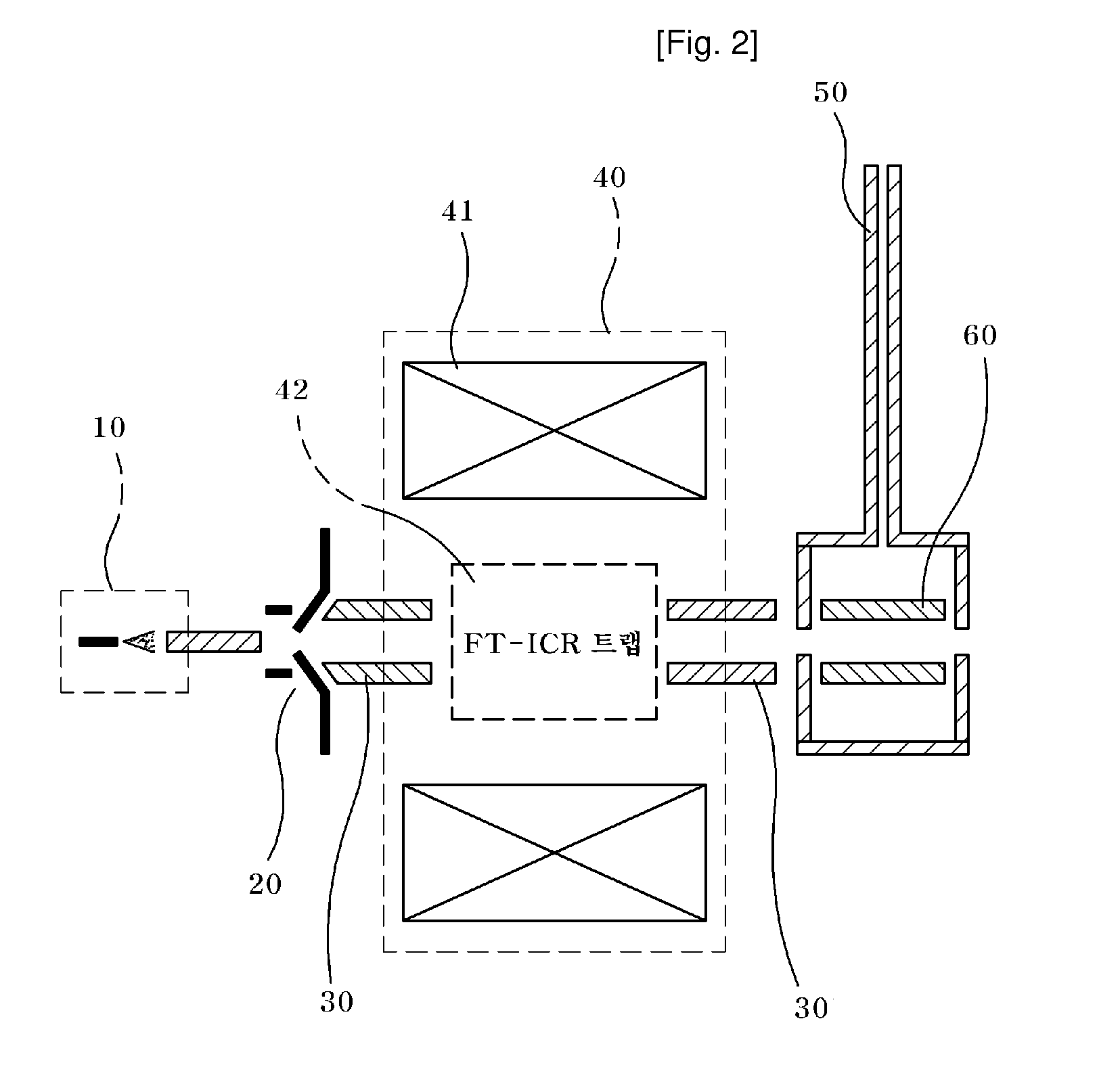 Tandem Fourier Transform Ion Cyclotron Resonance Mass Spectrometer