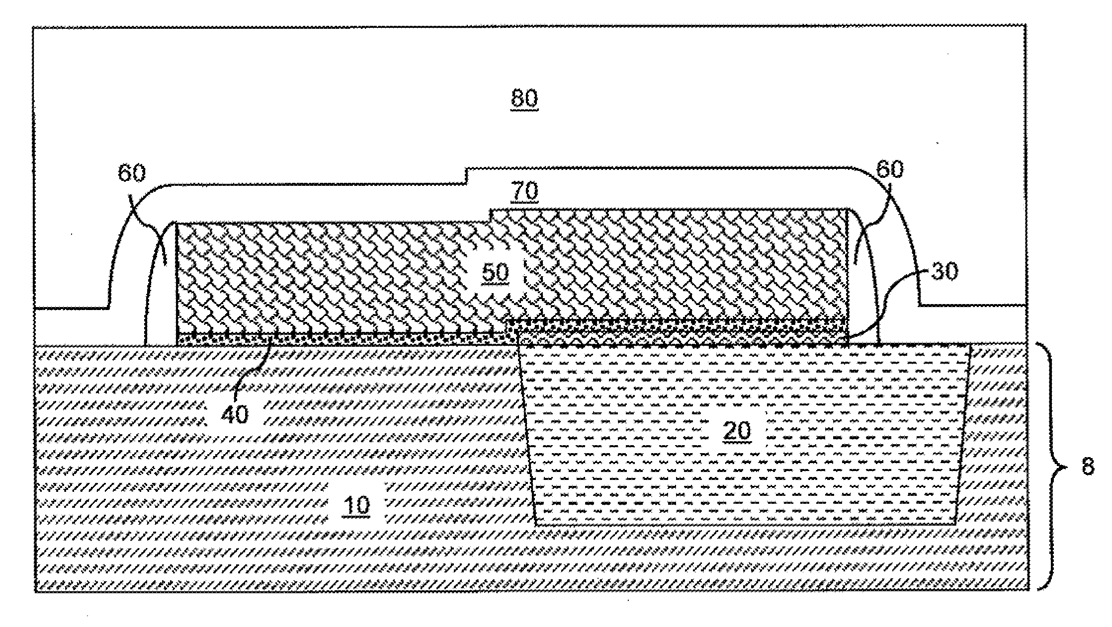 Selectively self-assembling oxygen diffusion barrier