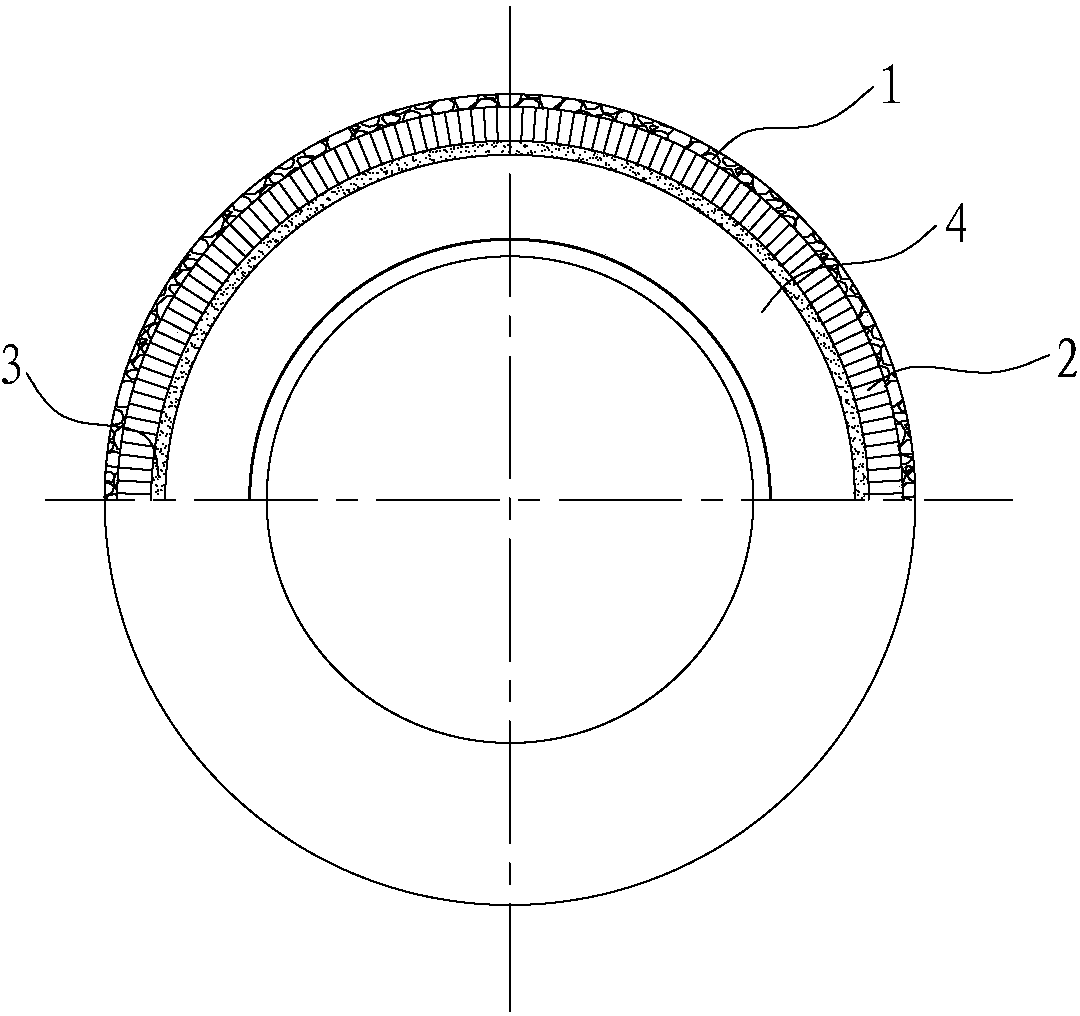 Anti-vibration, buffering and anti-explosion tire