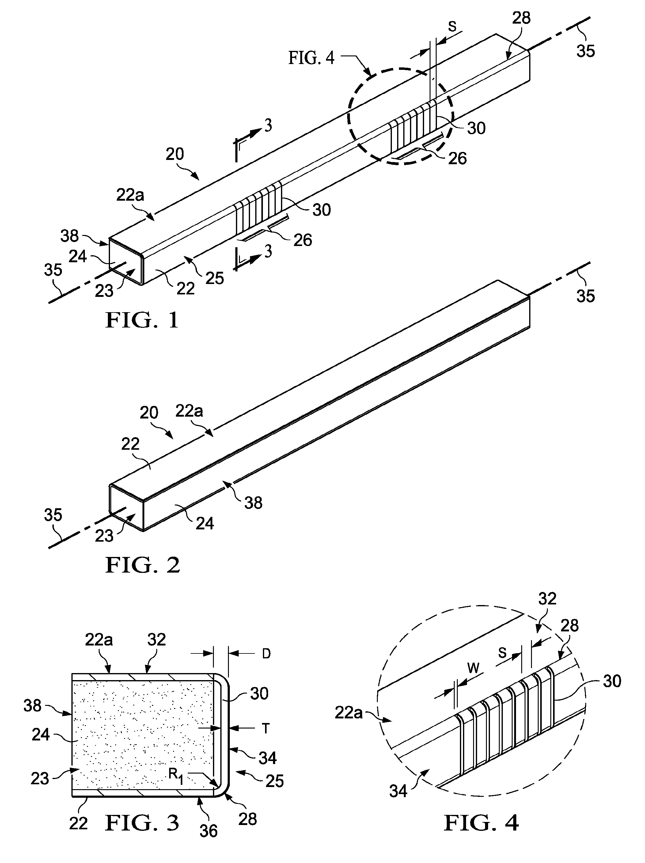 Lightweight flexible mandrel and method for making the same