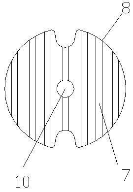 Stroboscopic lamp with strip-type cooling fins