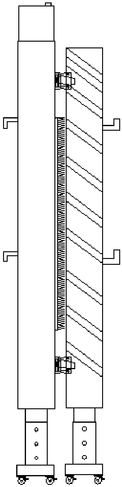 Portable protection fence for electric power engineering