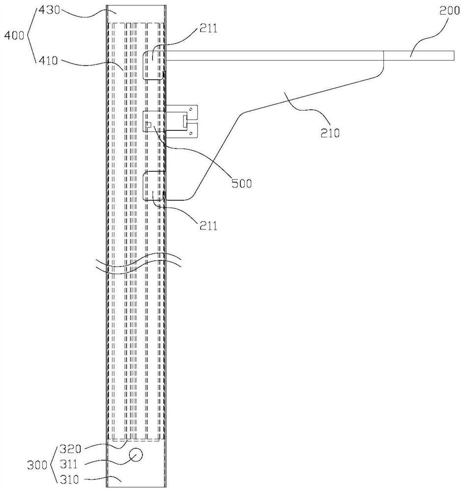 Modular showing stand power supply system