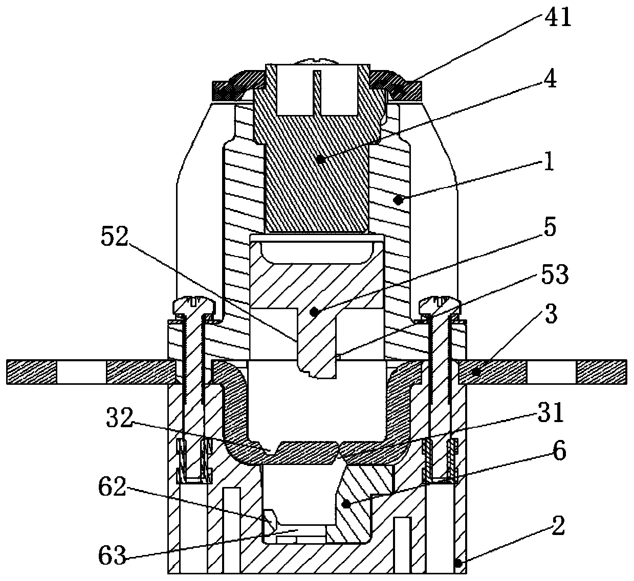 External driving type quick switch structure