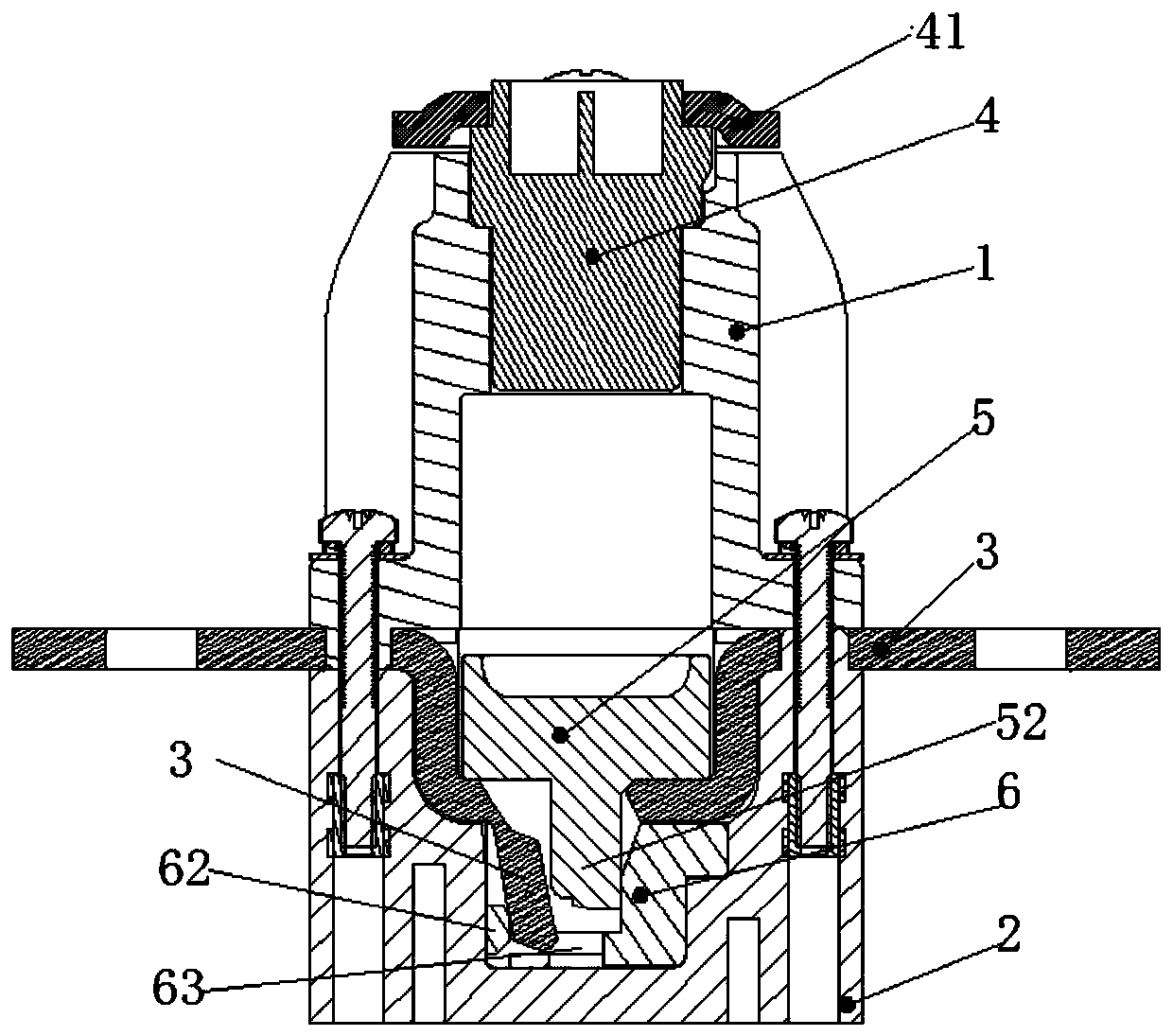 External driving type quick switch structure